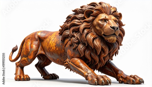 Majestic Bronze Lion Sculpture Majestic Bronze Lion Sculpture.