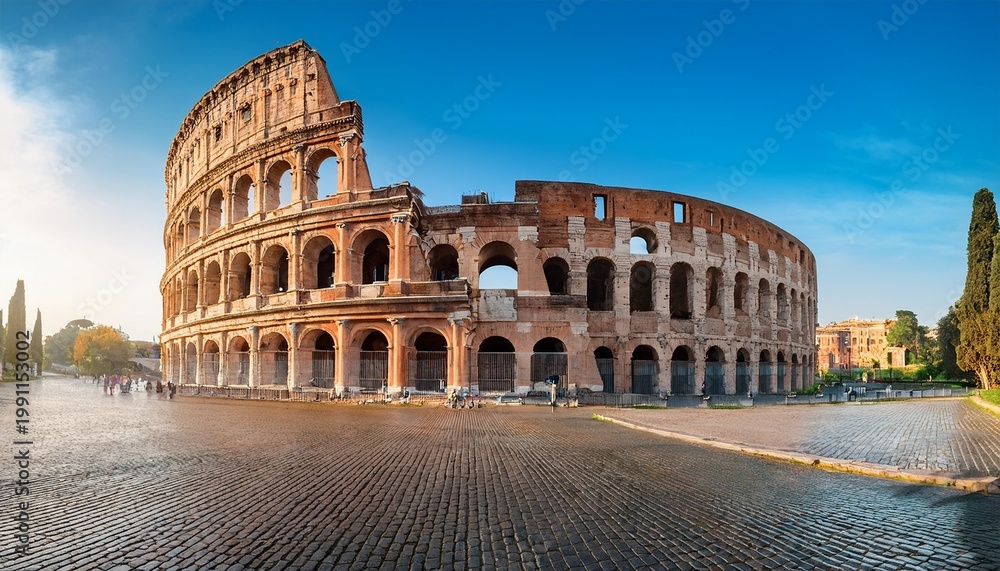 Naklejka premium colosseum in ancient city