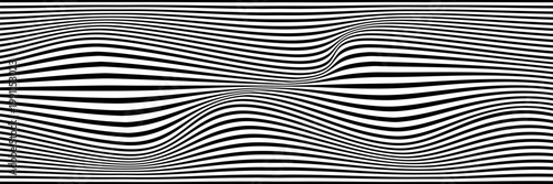 Bild auf Leinwand Simple wavy background