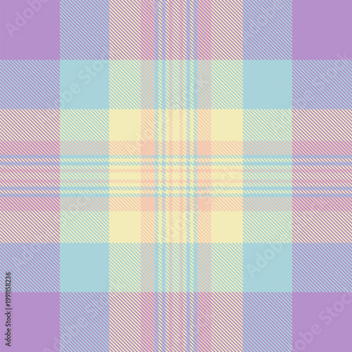 Classic check fabric illustration offers dependable symmetry. The textile background remains versatile for clothing presentations and interior design mockups.