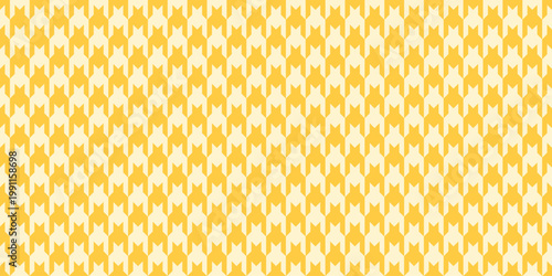 Vibrant yellow and cream houndstooth pattern.  Perfect for textile design, website backgrounds, or any project needing a cheerful, geometric texture.