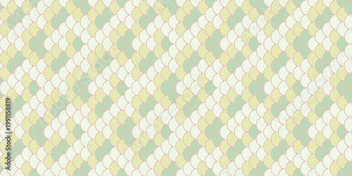 Elegant pasteltoned geometric pattern, ideal for textile design, wallpaper, or website backgrounds.  Interlocking shapes create a subtle yet sophisticated visual texture.