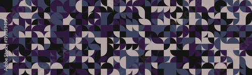 Abstract geometric pattern with a captivating blend of purple, gray, and black hues.