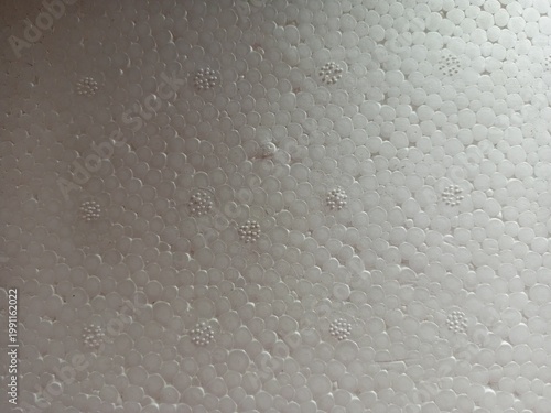 White Embossed Floral Pattern Ceiling Tile Texture