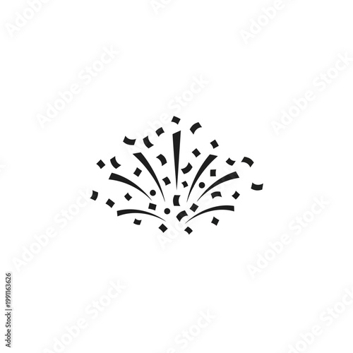 Celebrate with a burst of confetti, a symbol of joy and triumphant moments, perfect for festive occasions and parties