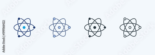 Physics Multiple Style Icon Collection