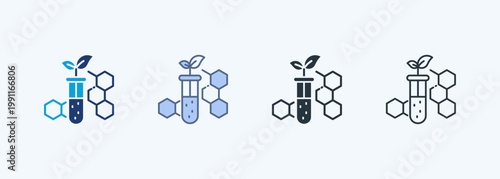 Biotechnology Multiple Style Icon Collection