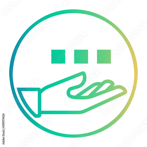 suggestion Line Gradient Icon