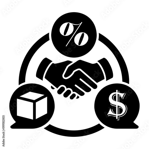 negotiation Solid icon