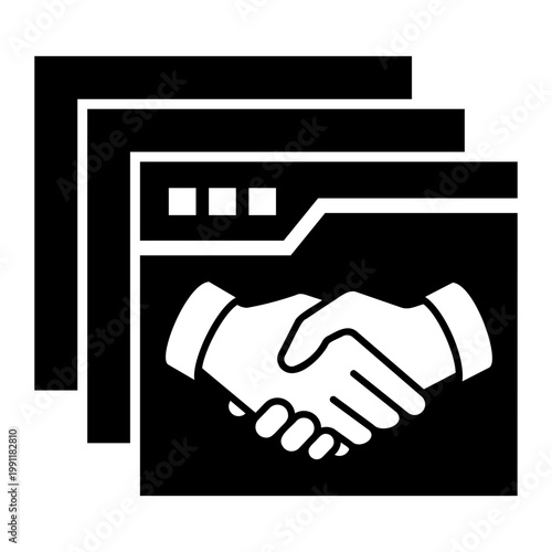 negotiation Solid icon