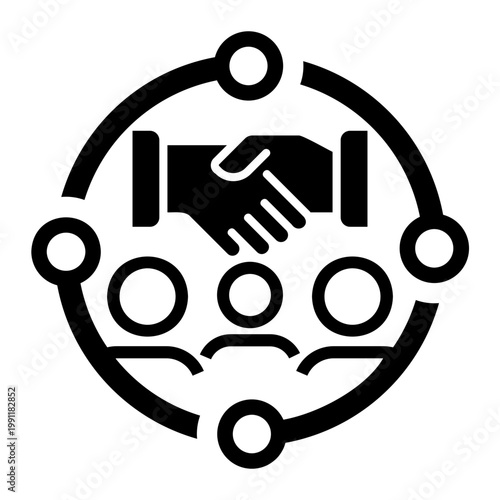 negotiation Solid icon