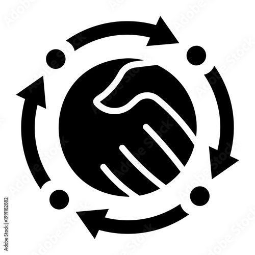 negotiation Solid icon