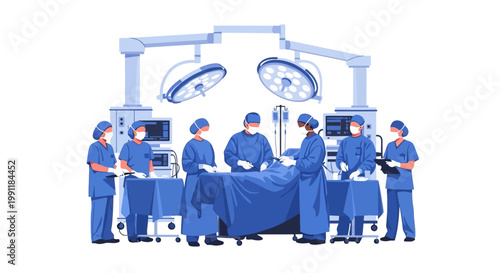 Surgeons in operating room.