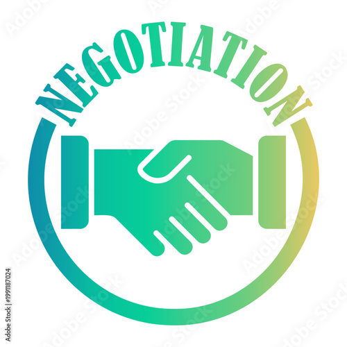 negotiation Gradient icon