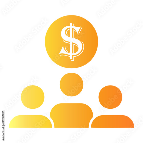 negotiation Gradient icon