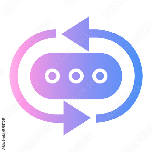 negotiation Gradient icon