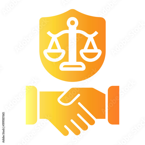 negotiation Gradient icon