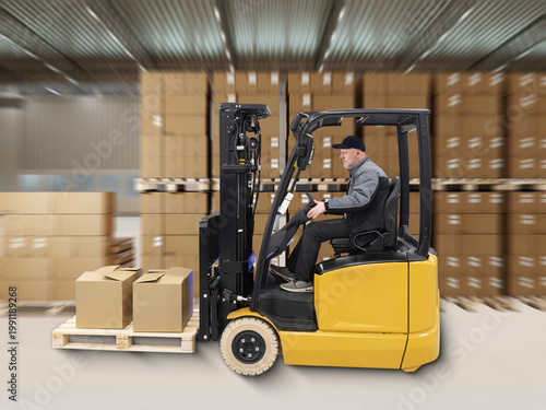 Warehouse logistics, Forkli...