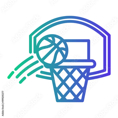 ring Line Gradient Icon