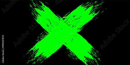 abstract green metal with x design background eps 10