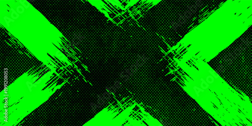 abstract green metal with x design background eps 10