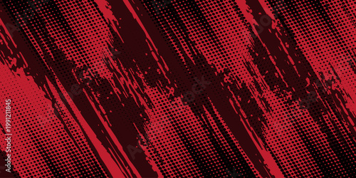 black red dragon decal brush fire volcano lava sakura Asia Japan anime style illustration sporty background banner style illustration.