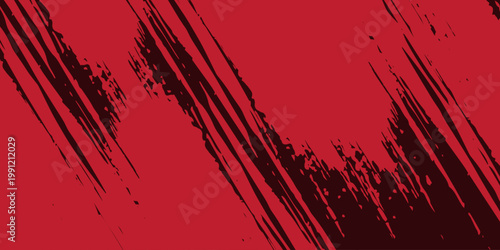 black red dragon decal brush fire volcano lava sakura Asia Japan anime style illustration sporty background banner style illustration.