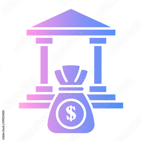 banking Gradient icon