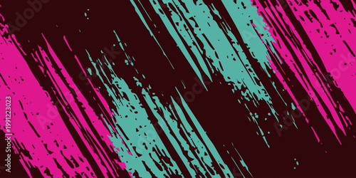 Car sticker wrap banner abstract sporty lines pink blue greenish grunge color combination brush storm thunder modern.