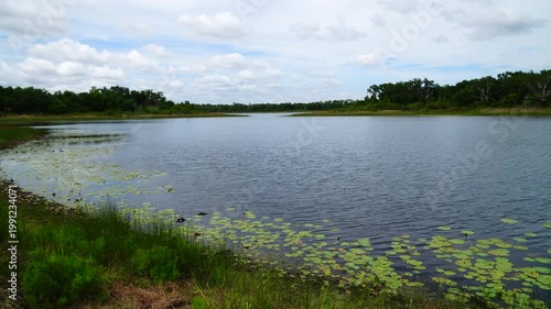 Landscape of Lake Rogers Park in Odessa, Florida, close to Tampa