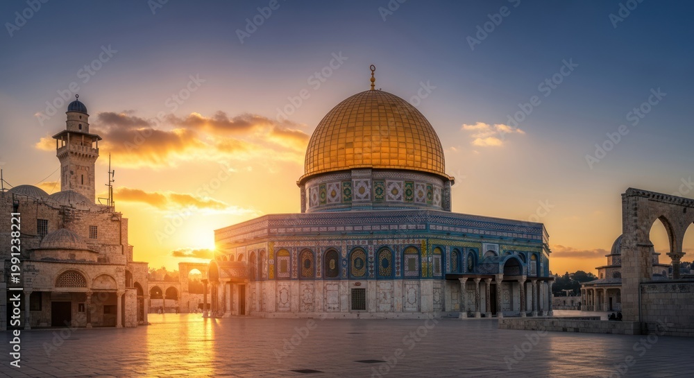 Obraz premium Dome of the Rock Jerusalem.