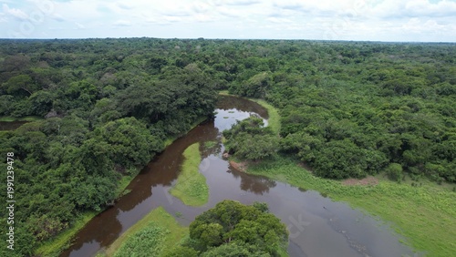 Obraz na płótnie Rios de la amazonia boliviana en Beni, Santa Rosa