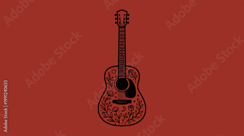 Acoustic Guitar Instrument Music.