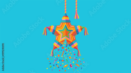 Colorful Star Shaped Wind Chime.