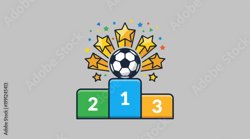 Soccer Trophy First Place Winner.