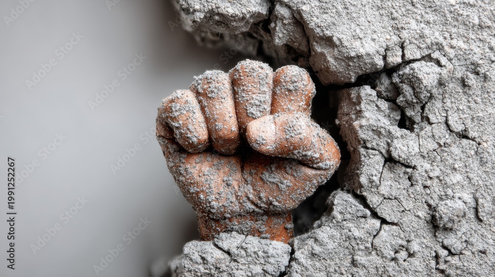 Naklejka premium Resilient work involves continuing professional effort through challenges, setbacks, and uncertainty while maintaining adaptability and determination. 