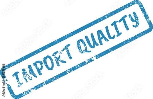 Blue grunge style Rubber stamp with Confidential text for sensitive document privacy