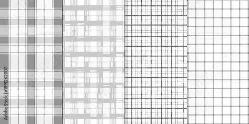 Aerial view of modern buildings with repetitive grid like architectural patterns