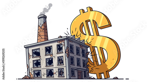 Large Dollar Sign Building.