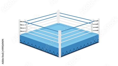 Professional Boxing Ring Arena.