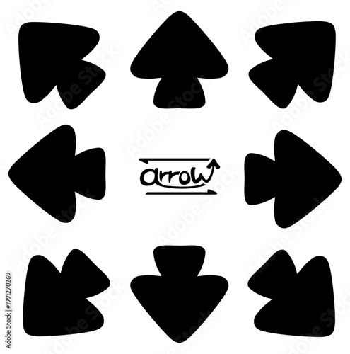 やじるしセット 四方八方 まるっこい