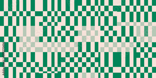 Abstract pattern featuring vertical stripes and a hidden animal shape