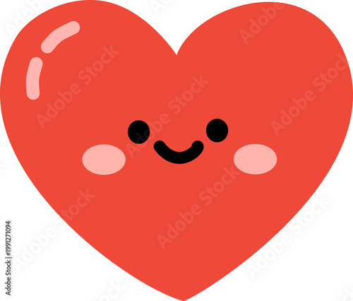 Smiling Heart Character