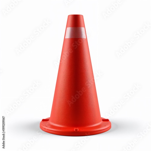 traffic cone isolated on white