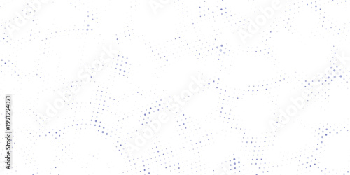 Light BLUE vector pattern with colored spheres. Geometric sample of repeating circles on white background in halftone style.