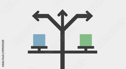 Balance Scale with Two Computers.