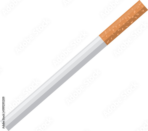 1本のタバコのイメージイラスト