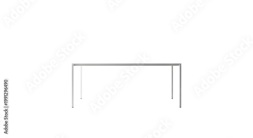 Minimalist Workspace with Desk and Modern Design Elements