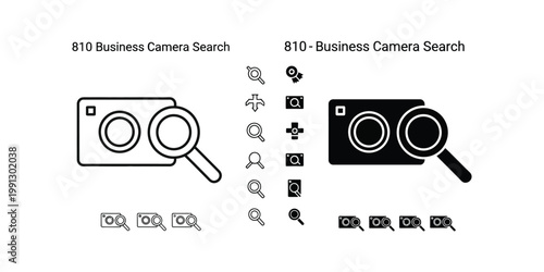 Comparison of business camera search results with and without a specific prefix