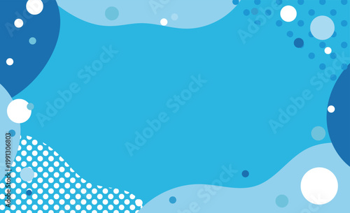 弾ける炭酸の泡と光の夏背景